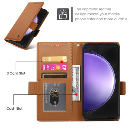 Samsung Galaxy S23 FE 5G Wallet Case - Luxury Magnetic PU Leather Flip Cover with Card Slots, Stand & Shockproof Protection