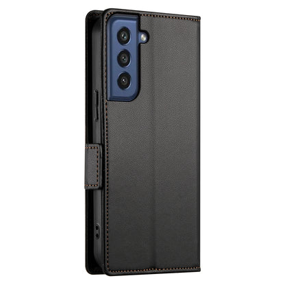 Samsung Galaxy S21 FE 5G Wallet Case - Luxury Magnetic PU Leather Flip Cover with Card Slots, Stand & Shockproof Protection