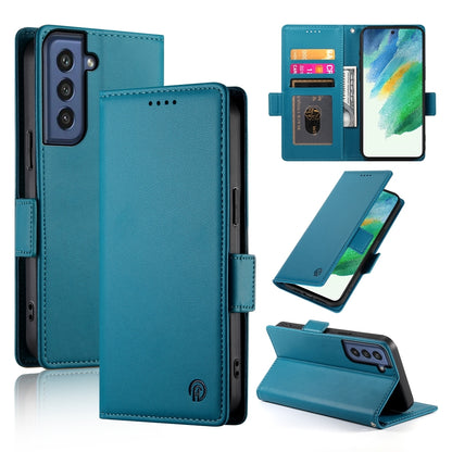 Samsung Galaxy S21 FE 5G Wallet Case - Luxury Magnetic PU Leather Flip Cover with Card Slots, Stand & Shockproof Protection