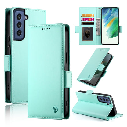 Samsung Galaxy S21 FE 5G Wallet Case - Luxury Magnetic PU Leather Flip Cover with Card Slots, Stand & Shockproof Protection