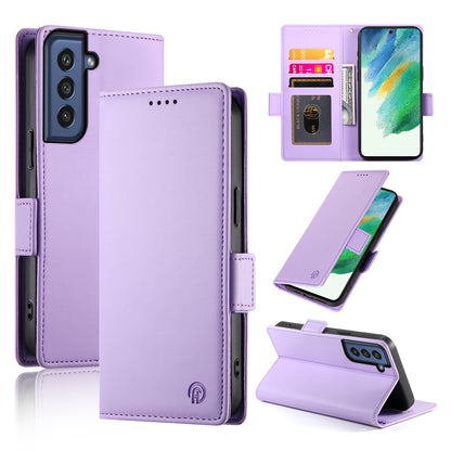 Samsung Galaxy S21 FE 5G Wallet Case - Luxury Magnetic PU Leather Flip Cover with Card Slots, Stand & Shockproof Protection