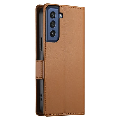 Samsung Galaxy S21 FE 5G Wallet Case - Luxury Magnetic PU Leather Flip Cover with Card Slots, Stand & Shockproof Protection
