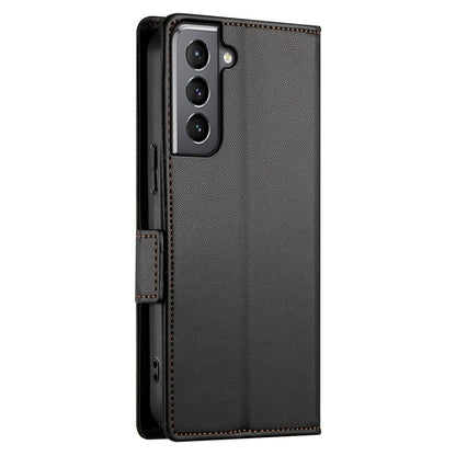 Samsung Galaxy S21 5G Wallet Case - Luxury Magnetic PU Leather Flip Cover with Card Slots, Stand & Shockproof Protection