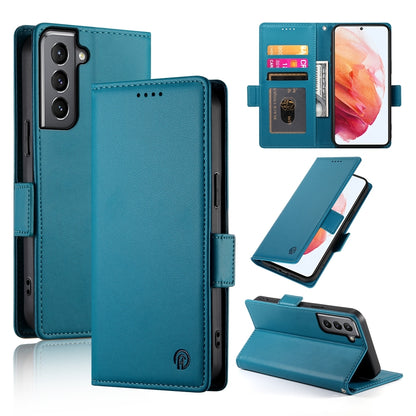 Samsung Galaxy S21 5G Wallet Case - Luxury Magnetic PU Leather Flip Cover with Card Slots, Stand & Shockproof Protection