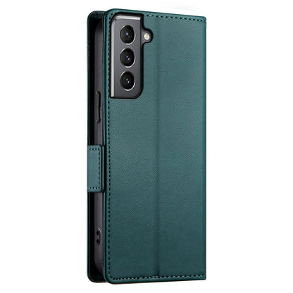 Samsung Galaxy S21 5G Wallet Case - Luxury Magnetic PU Leather Flip Cover with Card Slots, Stand & Shockproof Protection