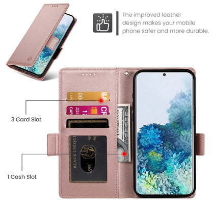 Samsung Galaxy S20+ 5G Wallet Case - Luxury Magnetic PU Leather Flip Cover with Card Slots, Stand & Shockproof Protection