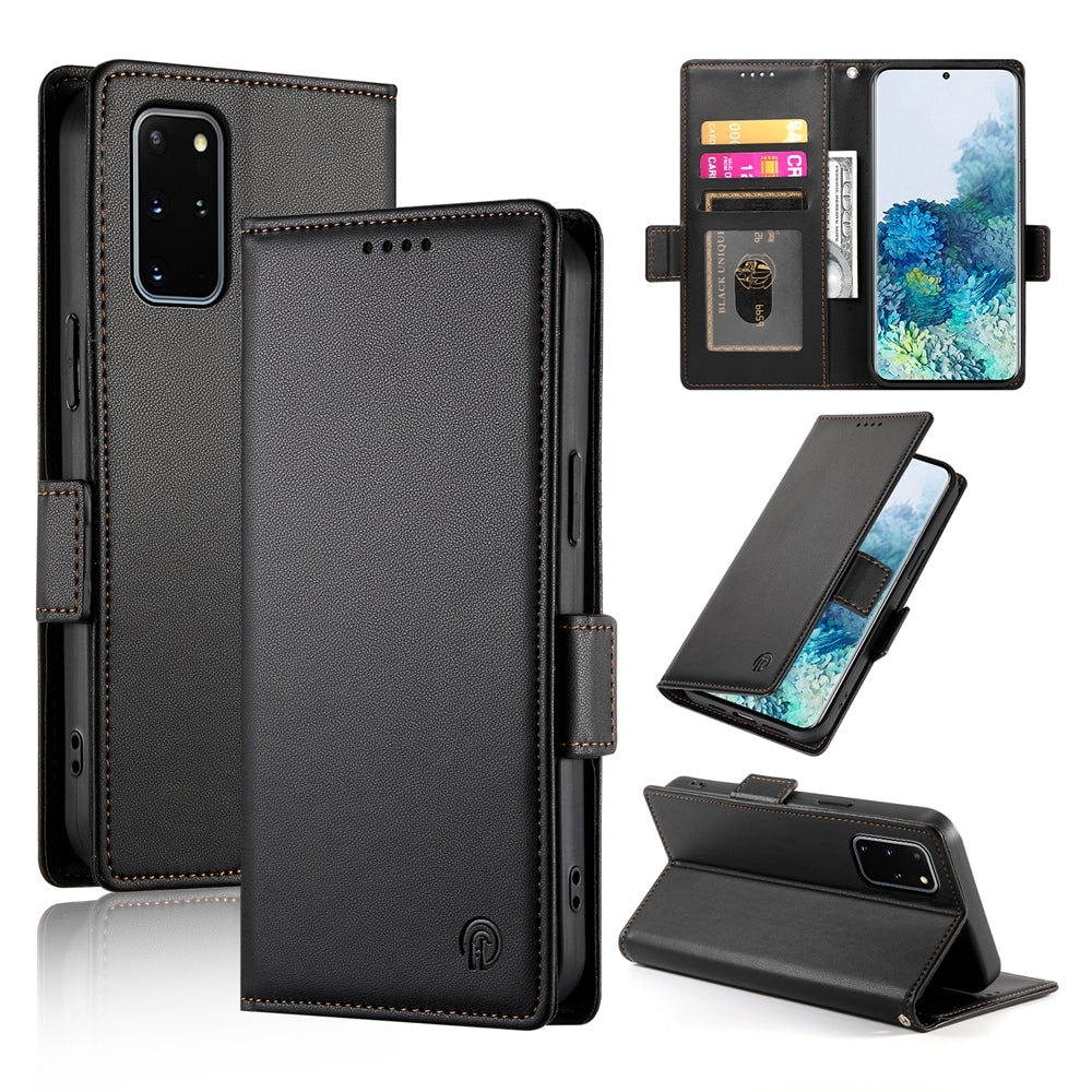 Samsung Galaxy S20+ 5G Wallet Case - Luxury Magnetic PU Leather Flip Cover with Card Slots, Stand & Shockproof Protection