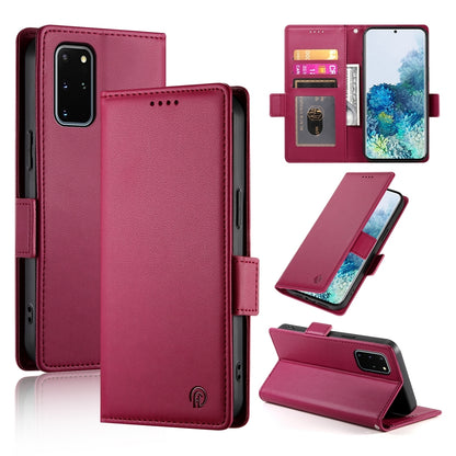 Samsung Galaxy S20+ 5G Wallet Case - Luxury Magnetic PU Leather Flip Cover with Card Slots, Stand & Shockproof Protection