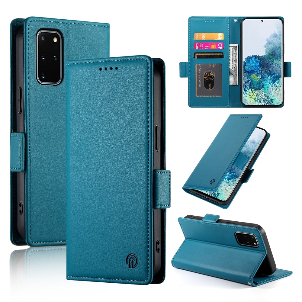 Samsung Galaxy S20+ 5G Wallet Case - Luxury Magnetic PU Leather Flip Cover with Card Slots, Stand & Shockproof Protection