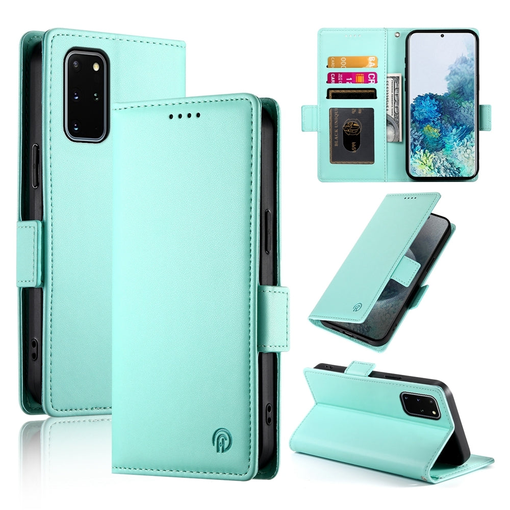 Samsung Galaxy S20+ 5G Wallet Case - Luxury Magnetic PU Leather Flip Cover with Card Slots, Stand & Shockproof Protection