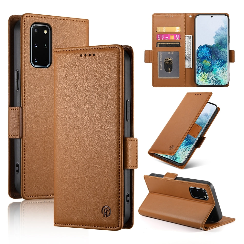 Samsung Galaxy S20+ 5G Wallet Case - Luxury Magnetic PU Leather Flip Cover with Card Slots, Stand & Shockproof Protection