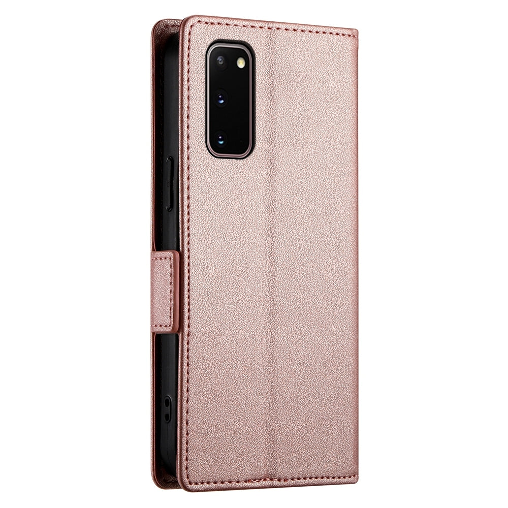 Samsung Galaxy S20 5G Wallet Case - Luxury Magnetic PU Leather Flip Cover with Card Slots, Stand & Shockproof Protection