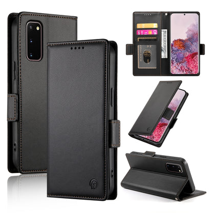 Samsung Galaxy S20 5G Wallet Case - Luxury Magnetic PU Leather Flip Cover with Card Slots, Stand & Shockproof Protection