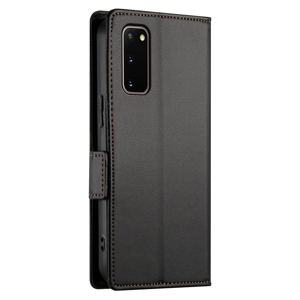 Samsung Galaxy S20 5G Wallet Case - Luxury Magnetic PU Leather Flip Cover with Card Slots, Stand & Shockproof Protection