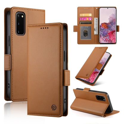 Samsung Galaxy S20 5G Wallet Case - Luxury Magnetic PU Leather Flip Cover with Card Slots, Stand & Shockproof Protection