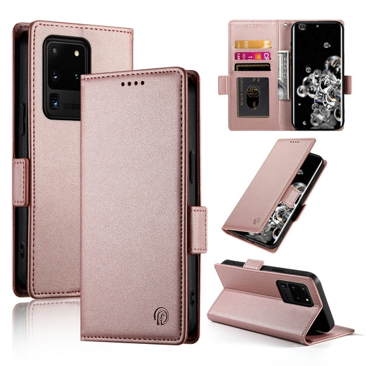 Samsung Galaxy S20 Ultra 5G Wallet Case - Luxury Magnetic PU Leather Flip Cover with Card Slots, Stand & Shockproof Protection