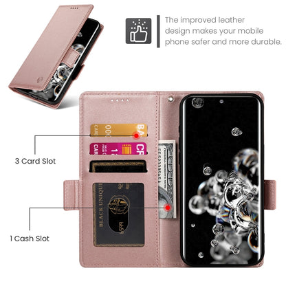 Samsung Galaxy S20 Ultra 5G Wallet Case - Luxury Magnetic PU Leather Flip Cover with Card Slots, Stand & Shockproof Protection