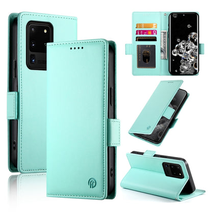 Samsung Galaxy S20 Ultra 5G Wallet Case - Luxury Magnetic PU Leather Flip Cover with Card Slots, Stand & Shockproof Protection