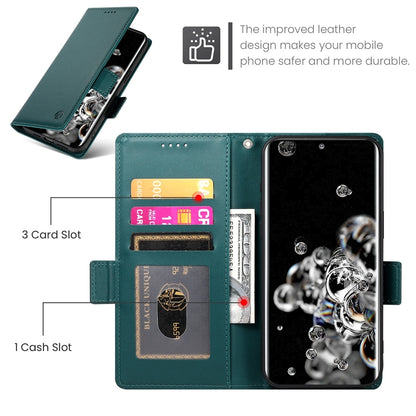 Samsung Galaxy S20 Ultra 5G Wallet Case - Luxury Magnetic PU Leather Flip Cover with Card Slots, Stand & Shockproof Protection