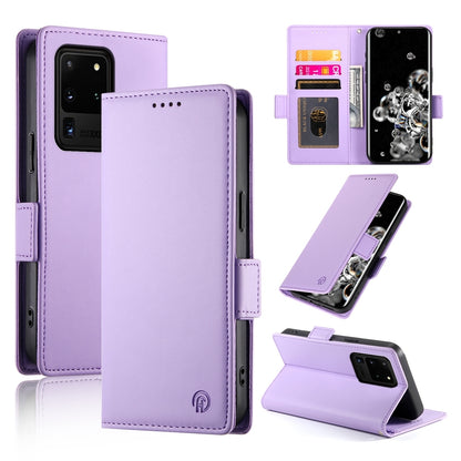 Samsung Galaxy S20 Ultra 5G Wallet Case - Luxury Magnetic PU Leather Flip Cover with Card Slots, Stand & Shockproof Protection