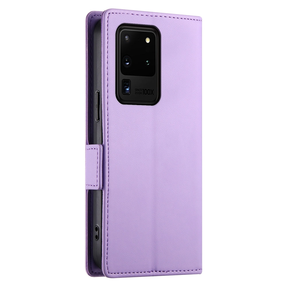 Samsung Galaxy S20 Ultra 5G Wallet Case - Luxury Magnetic PU Leather Flip Cover with Card Slots, Stand & Shockproof Protection