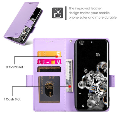 Samsung Galaxy S20 Ultra 5G Wallet Case - Luxury Magnetic PU Leather Flip Cover with Card Slots, Stand & Shockproof Protection