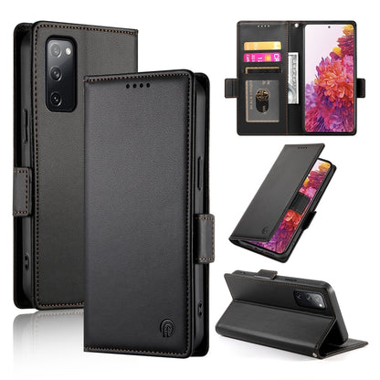 Samsung Galaxy S20 FE 5G Wallet Case - Luxury Magnetic PU Leather Flip Cover with Card Slots, Stand & Shockproof Protection