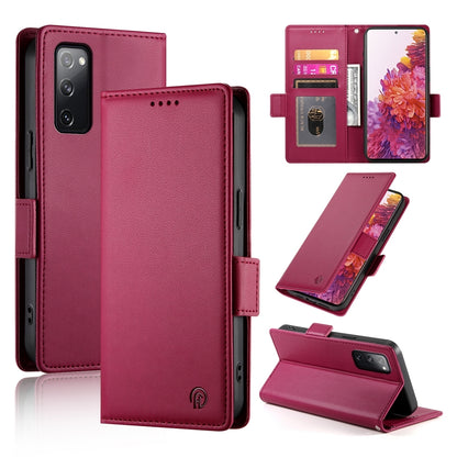 Samsung Galaxy S20 FE 5G Wallet Case - Luxury Magnetic PU Leather Flip Cover with Card Slots, Stand & Shockproof Protection
