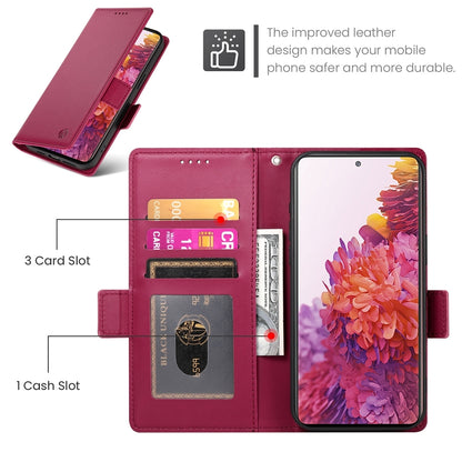 Samsung Galaxy S20 FE 5G Wallet Case - Luxury Magnetic PU Leather Flip Cover with Card Slots, Stand & Shockproof Protection