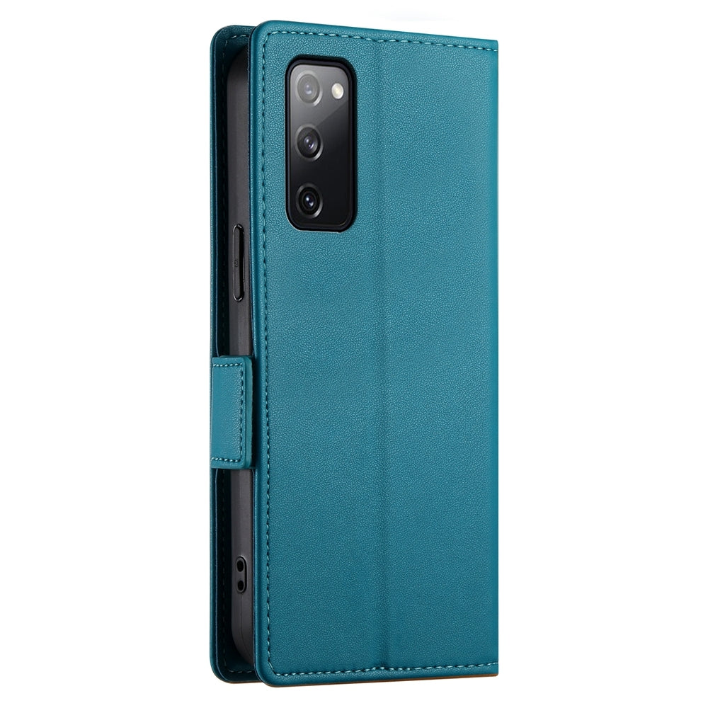 Samsung Galaxy S20 FE 5G Wallet Case - Luxury Magnetic PU Leather Flip Cover with Card Slots, Stand & Shockproof Protection