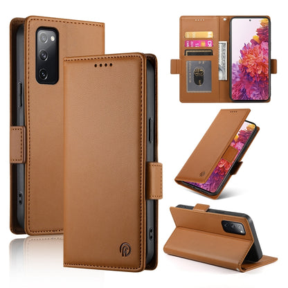 Samsung Galaxy S20 FE 5G Wallet Case - Luxury Magnetic PU Leather Flip Cover with Card Slots, Stand & Shockproof Protection