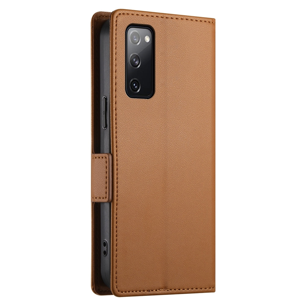 Samsung Galaxy S20 FE 5G Wallet Case - Luxury Magnetic PU Leather Flip Cover with Card Slots, Stand & Shockproof Protection