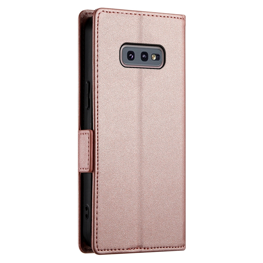 Samsung Galaxy S10e Wallet Case - Luxury Magnetic PU Leather Flip Cover with Card Slots, Stand & Shockproof Protection