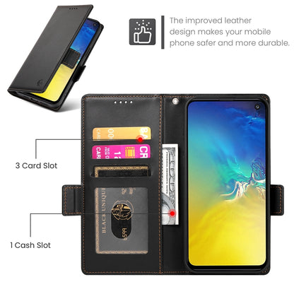 Samsung Galaxy S10e Wallet Case - Luxury Magnetic PU Leather Flip Cover with Card Slots, Stand & Shockproof Protection
