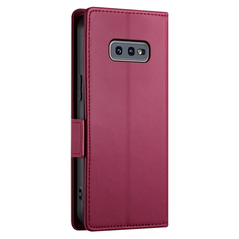 Samsung Galaxy S10e Wallet Case - Luxury Magnetic PU Leather Flip Cover with Card Slots, Stand & Shockproof Protection