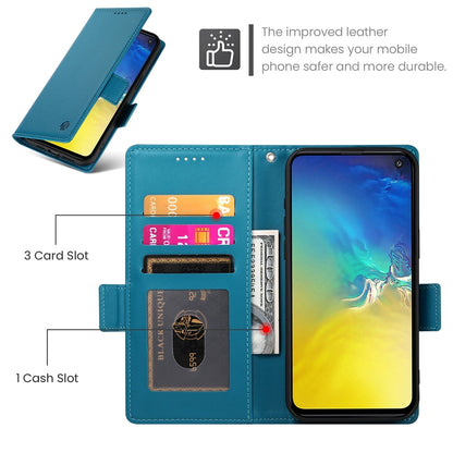 Samsung Galaxy S10e Wallet Case - Luxury Magnetic PU Leather Flip Cover with Card Slots, Stand & Shockproof Protection