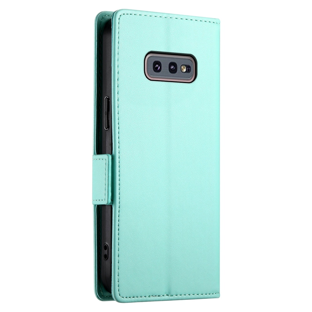 Samsung Galaxy S10e Wallet Case - Luxury Magnetic PU Leather Flip Cover with Card Slots, Stand & Shockproof Protection