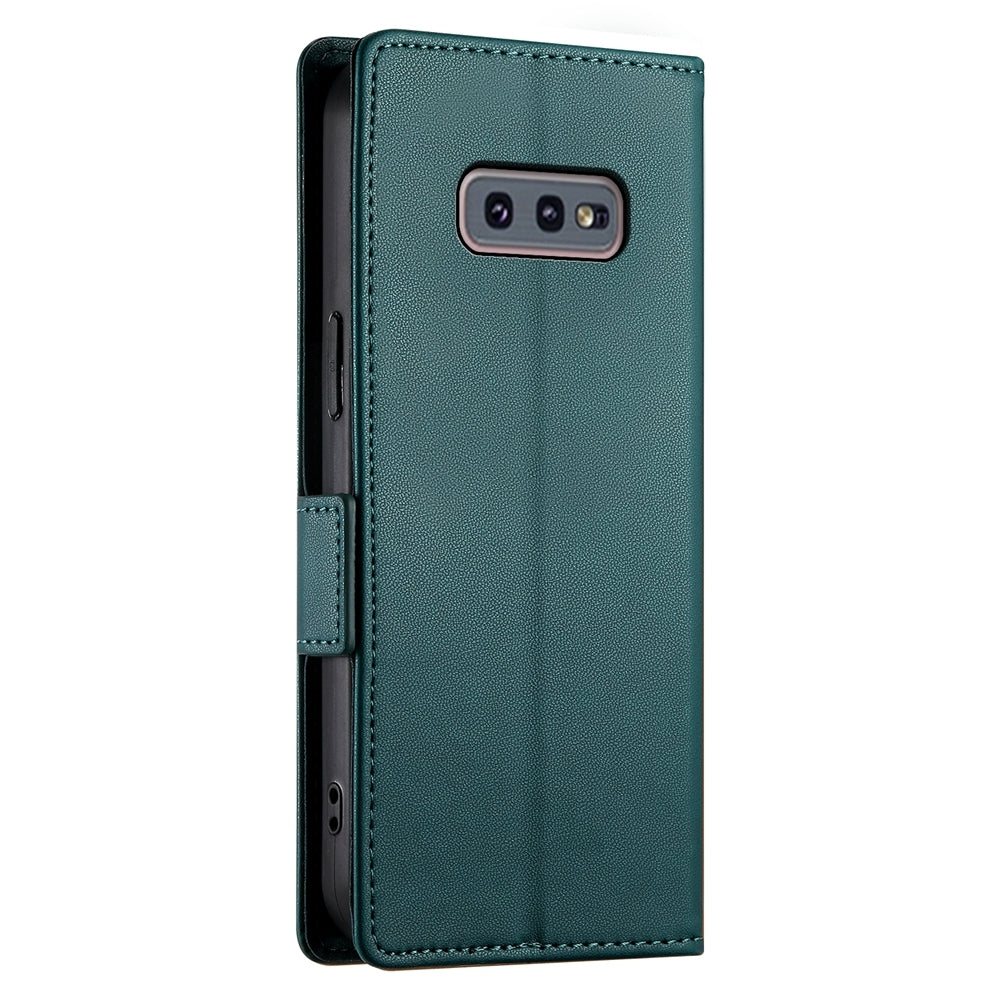 Samsung Galaxy S10e Wallet Case - Luxury Magnetic PU Leather Flip Cover with Card Slots, Stand & Shockproof Protection