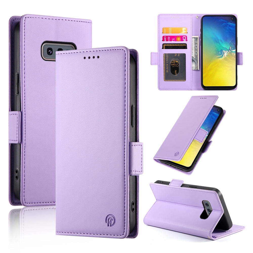 Samsung Galaxy S10e Wallet Case - Luxury Magnetic PU Leather Flip Cover with Card Slots, Stand & Shockproof Protection