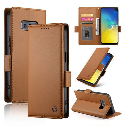 Samsung Galaxy S10e Wallet Case - Luxury Magnetic PU Leather Flip Cover with Card Slots, Stand & Shockproof Protection