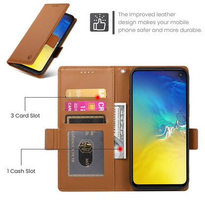 Samsung Galaxy S10e Wallet Case - Luxury Magnetic PU Leather Flip Cover with Card Slots, Stand & Shockproof Protection