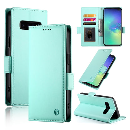 Samsung Galaxy S10+ Wallet Case - Luxury Magnetic PU Leather Flip Cover with Card Slots, Stand & Shockproof Protection