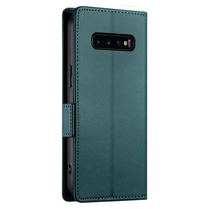Samsung Galaxy S10+ Wallet Case - Luxury Magnetic PU Leather Flip Cover with Card Slots, Stand & Shockproof Protection