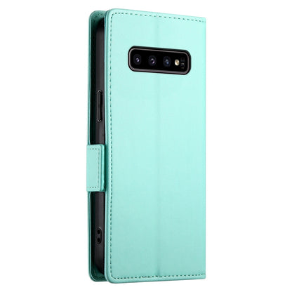 Samsung Galaxy S10 Wallet Case - Luxury Magnetic PU Leather Flip Cover with Card Slots, Stand & Shockproof Protection