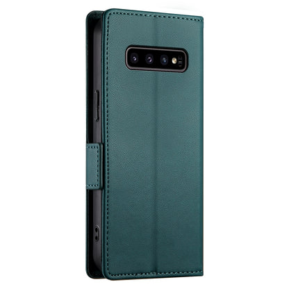 Samsung Galaxy S10 Wallet Case - Luxury Magnetic PU Leather Flip Cover with Card Slots, Stand & Shockproof Protection
