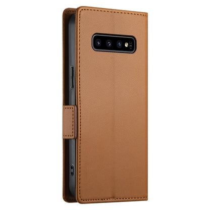 Samsung Galaxy S10 Wallet Case - Luxury Magnetic PU Leather Flip Cover with Card Slots, Stand & Shockproof Protection