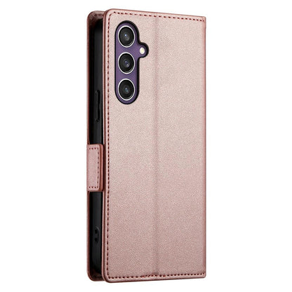 Samsung Galaxy S25 5G Wallet Case - Luxury Magnetic PU Leather Flip Cover with Card Slots, Stand & Shockproof Protection