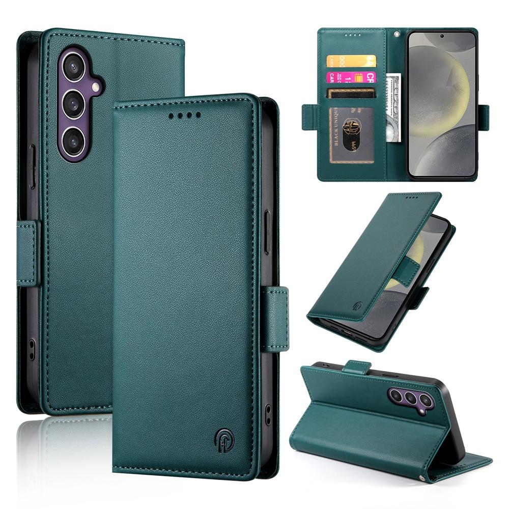 Samsung Galaxy S25 5G Wallet Case - Luxury Magnetic PU Leather Flip Cover with Card Slots, Stand & Shockproof Protection