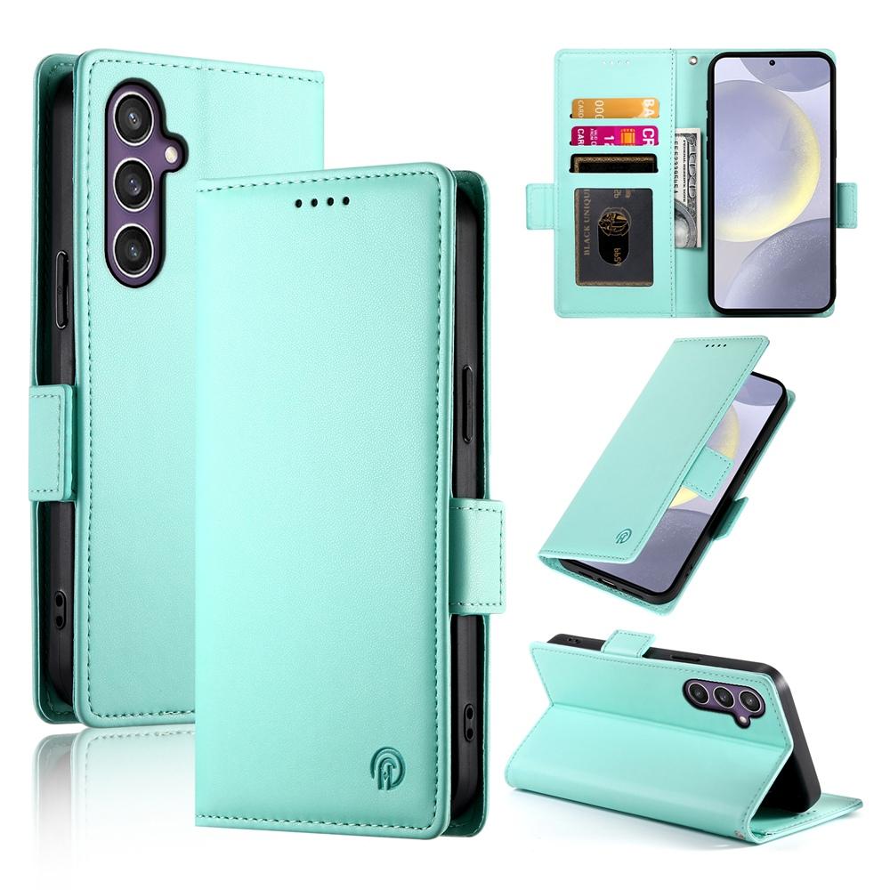 Samsung Galaxy S25+ 5G Wallet Case - Luxury Magnetic PU Leather Flip Cover with Card Slots, Stand & Shockproof Protection