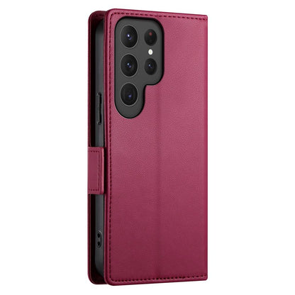Samsung Galaxy S25 Ultra 5G Wallet Case - Luxury Magnetic PU Leather Flip Cover with Card Slots, Stand & Shockproof Protection